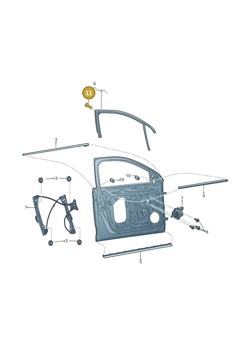 5JA837732 — Skoda Rapid (2012-2022) diagram 740837065, position 11