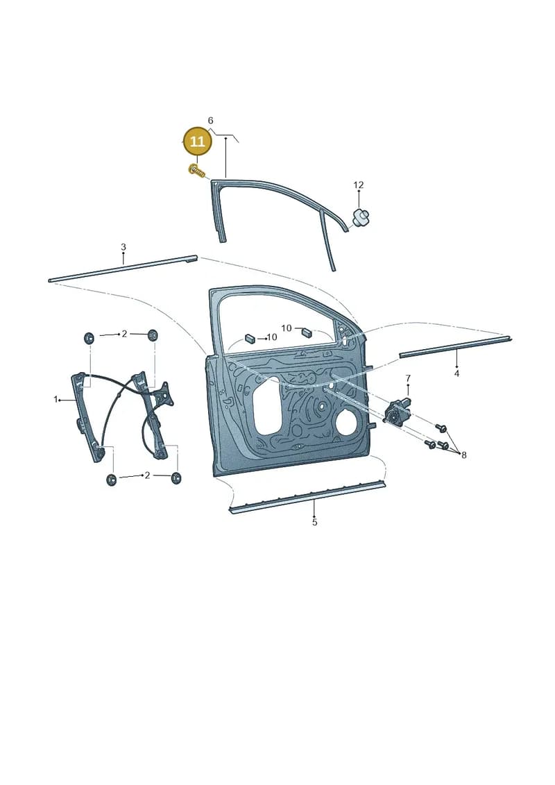 5JA837732 — Skoda Rapid (2012-2022) diagram 740837600, position 11