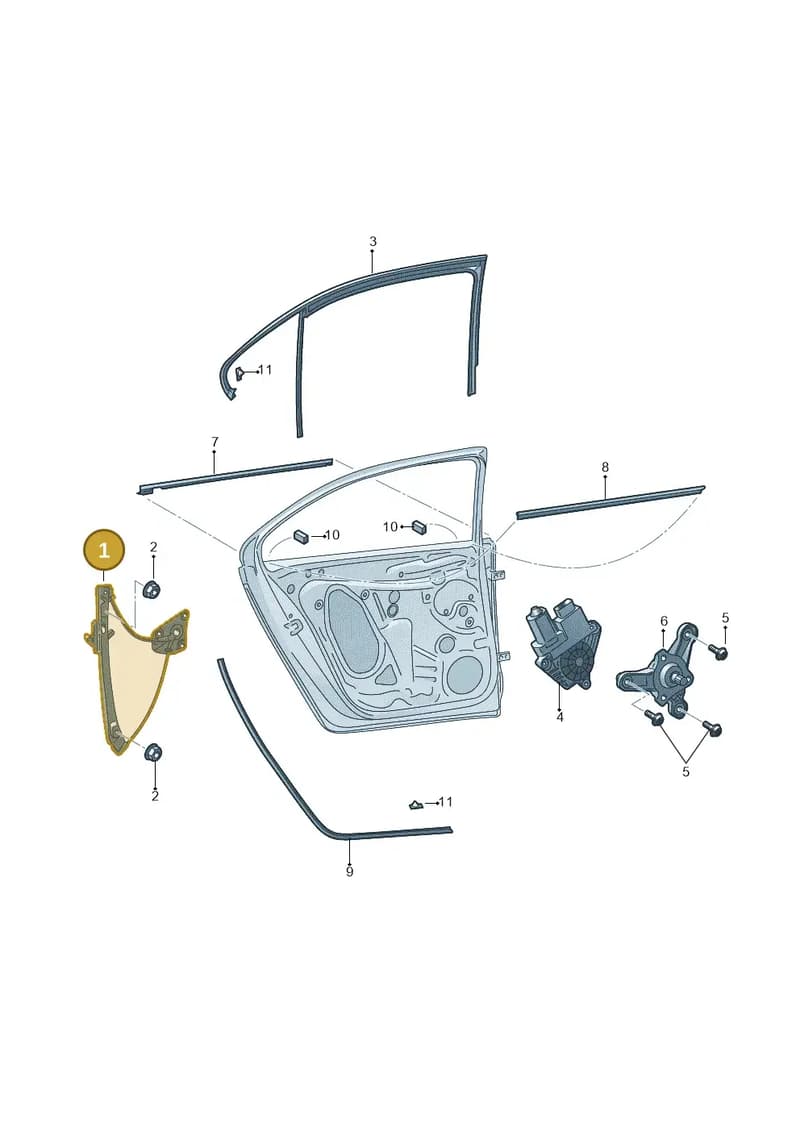 5JA839461 — Skoda Rapid (2012-2022) diagram 740839065, position 1