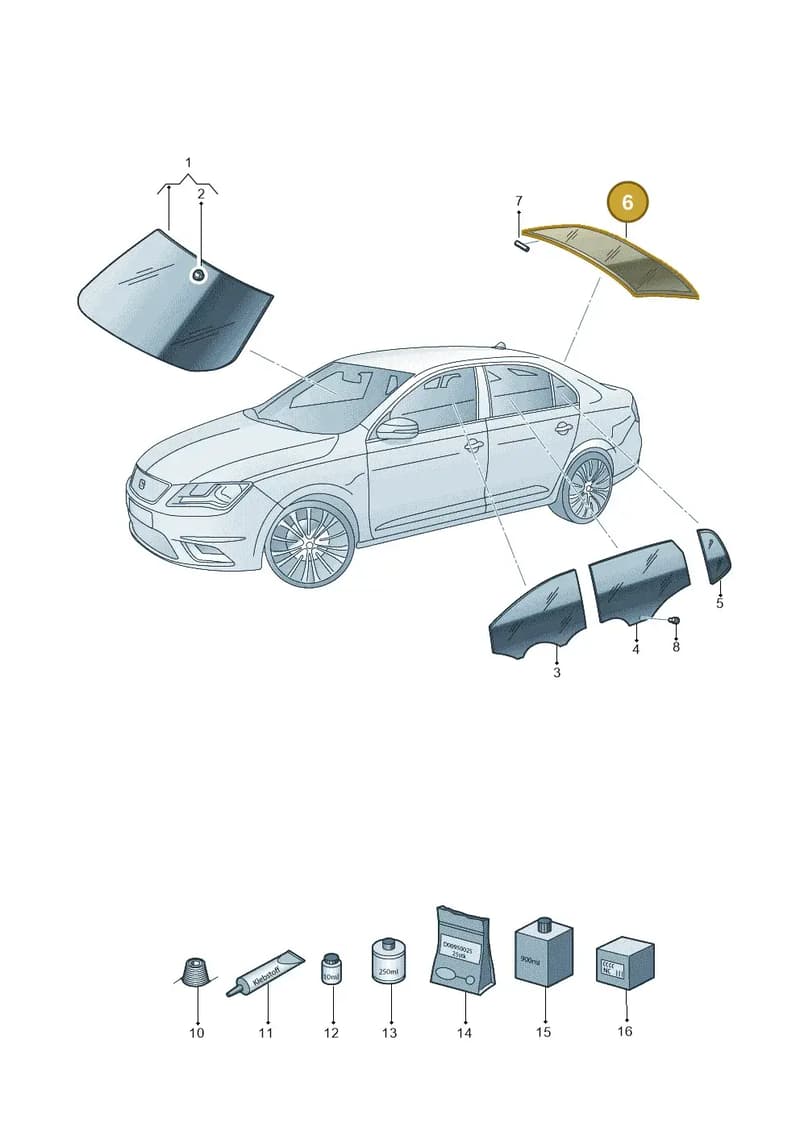 5JA845049BCNVB — SEAT Toledo (2015-2019) diagram 742845000, position 6