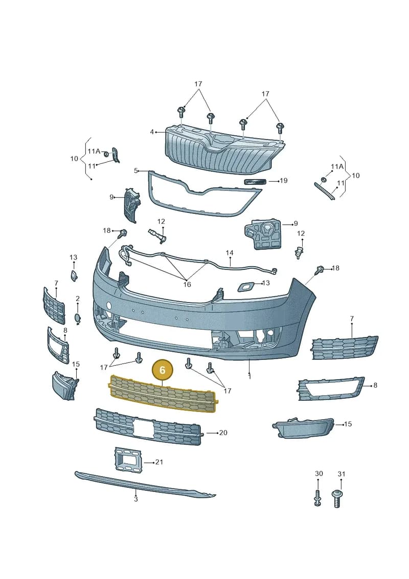 5JA853677C9B9 — Skoda Rapid (2012-2022) diagram 740807000, position 6