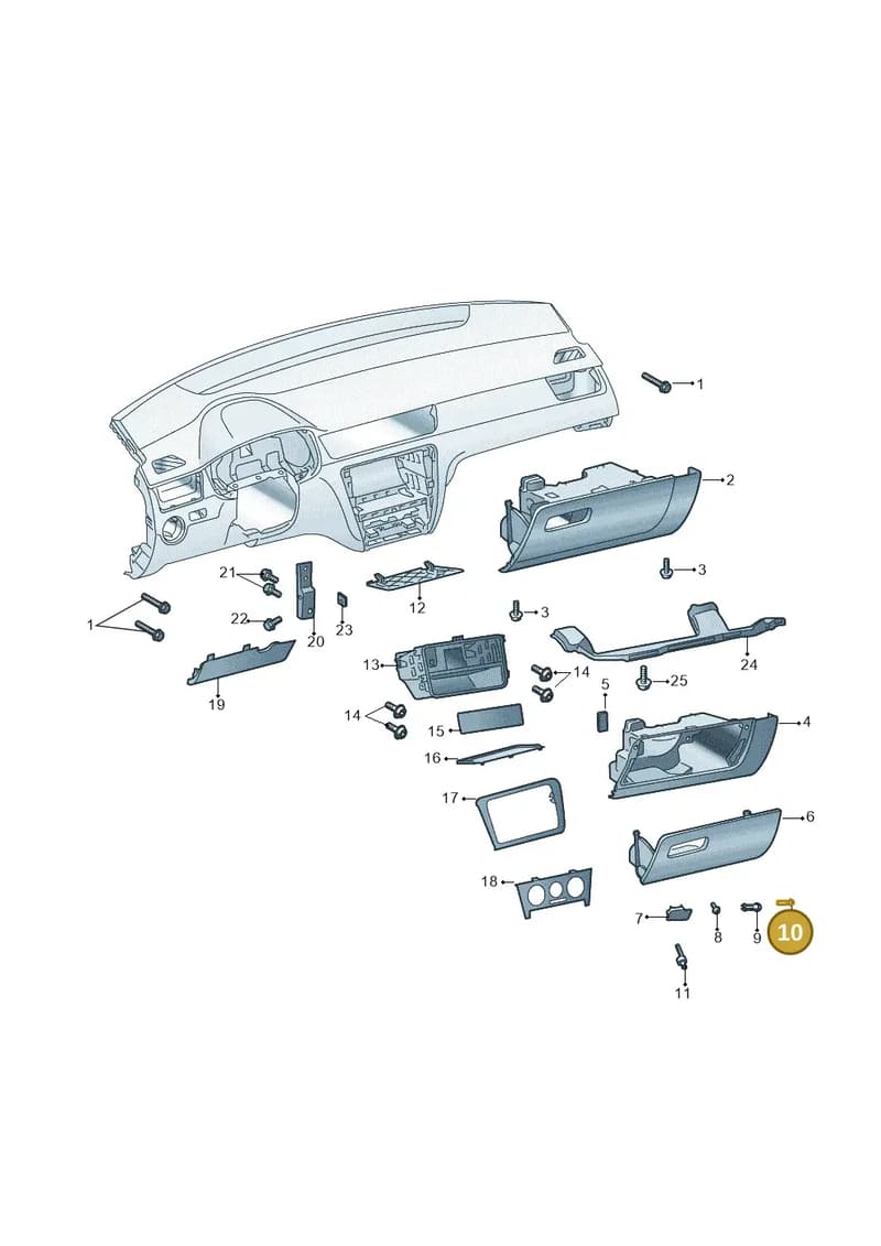 5JA857688 — Skoda Rapid (2012-2022) diagram 740857200, position 10