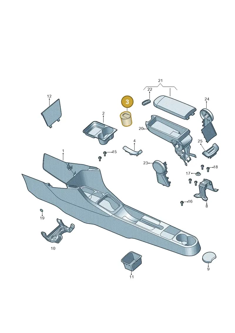 5JA8579539B9 — Skoda Rapid (2012-2022) diagram 740863600, position 3