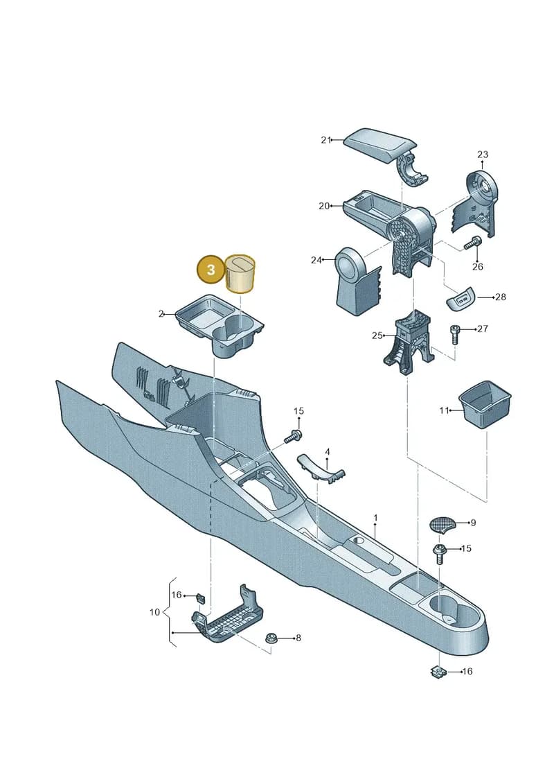 5JA8579539B9 — SEAT Toledo (2015-2019) diagram 742863610, position 3