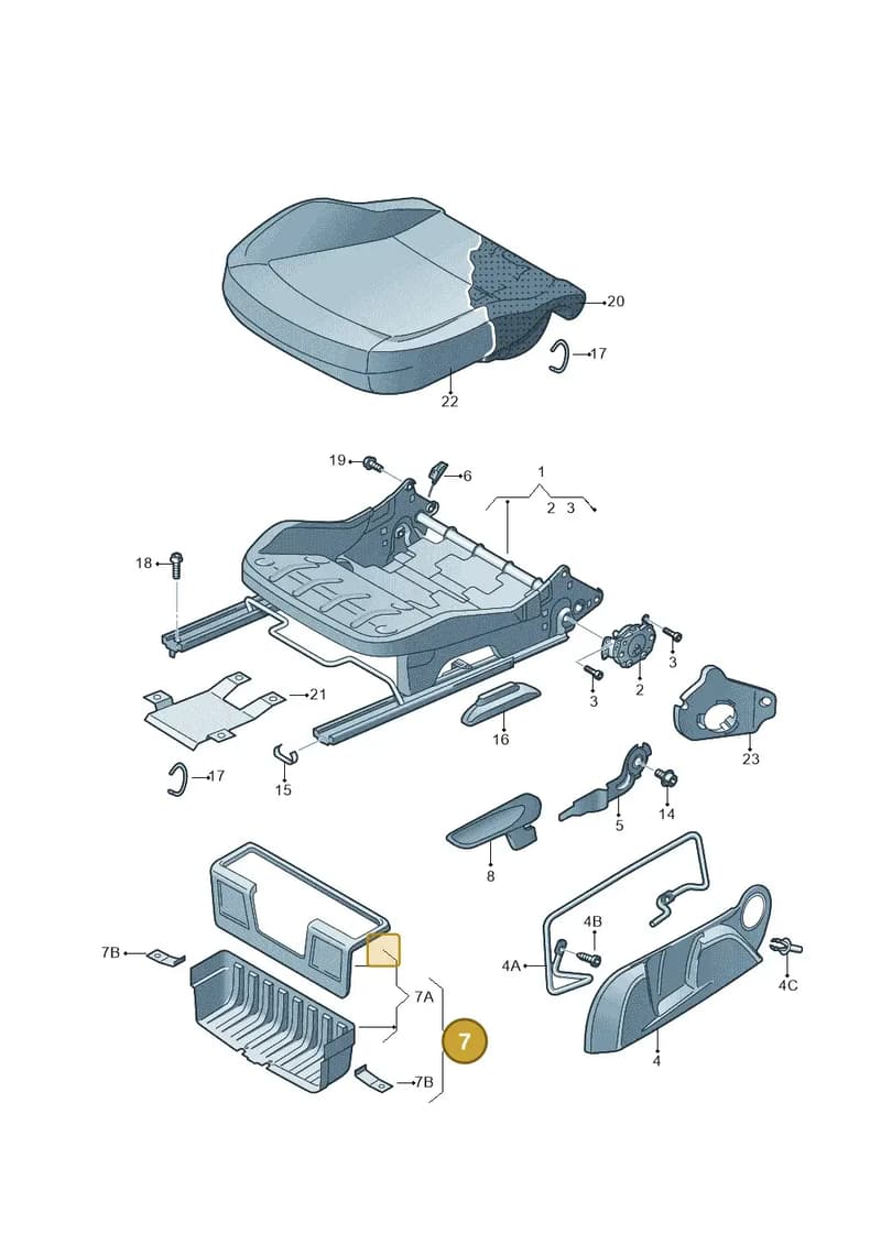 5JA8613889B9 — Skoda Rapid (2012-2022) diagram 740881010, position 7