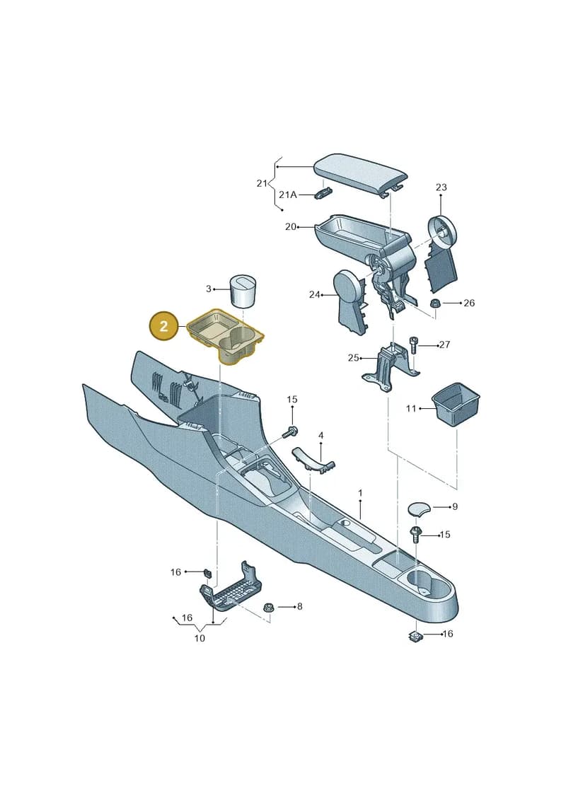 5JA862531WC4 — SEAT Toledo Reference (2012-2015) diagram 742863600, position 2