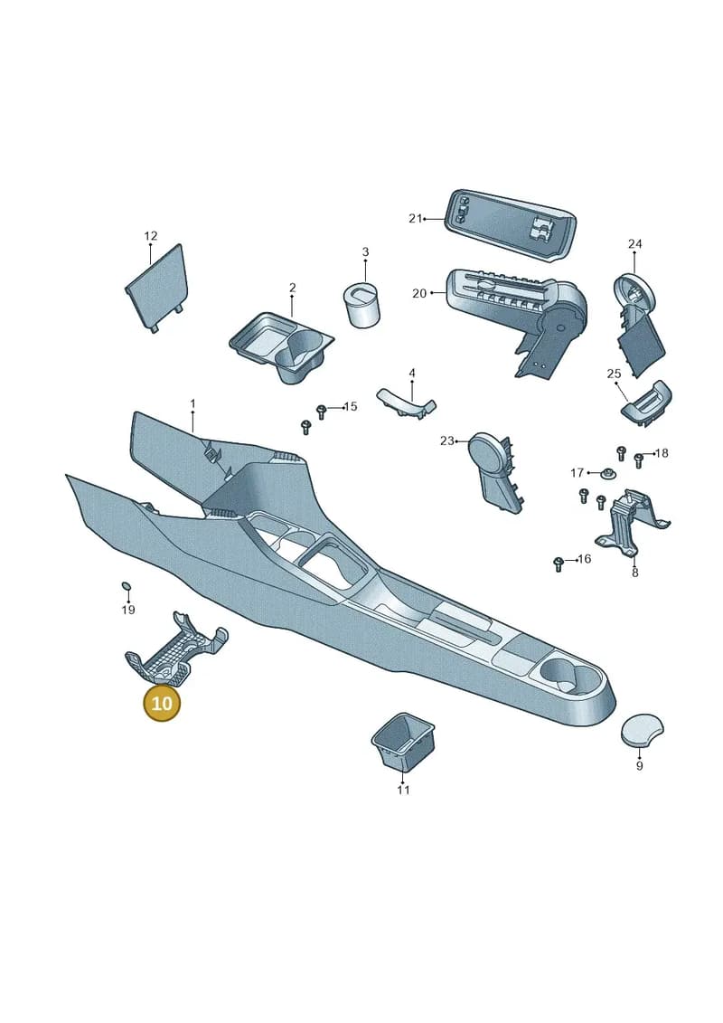 5JA863377D — Skoda Rapid (2012-2022) diagram 740863610, position 10