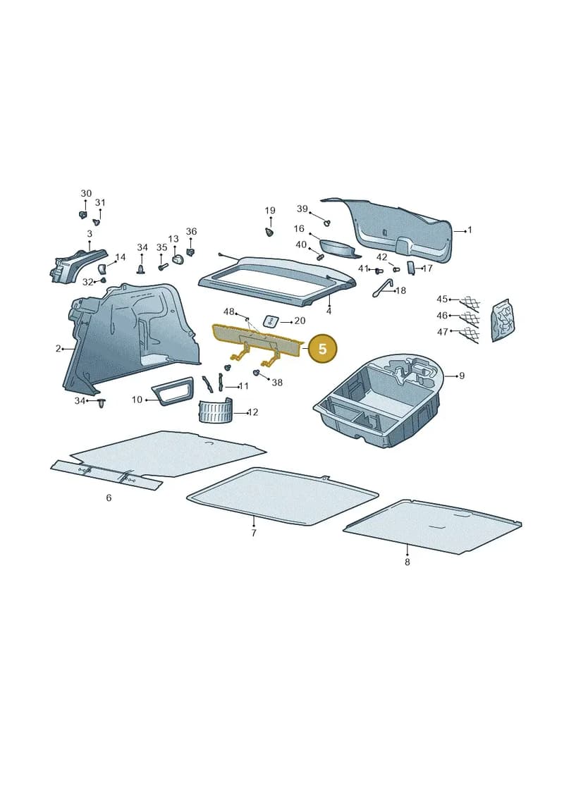 5JA863459B9B9 — Skoda Rapid (2012-2022) diagram 740867800, position 5