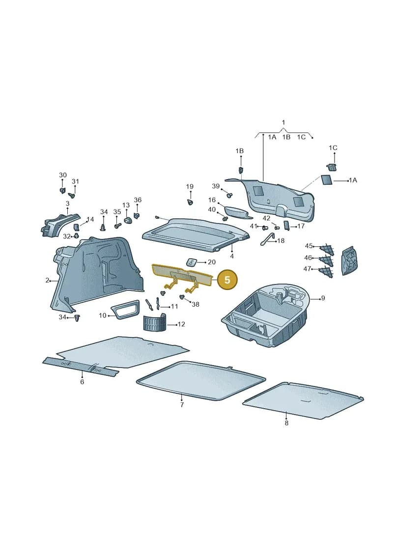 5JA863459B9B9 — SEAT Toledo (2015-2019) diagram 742867800, position 5