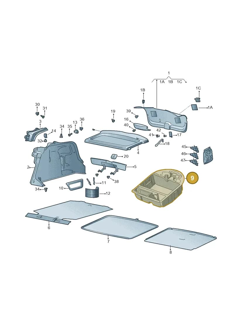 5JA863957D — SEAT Toledo (2015-2019) diagram 742867800, position 9