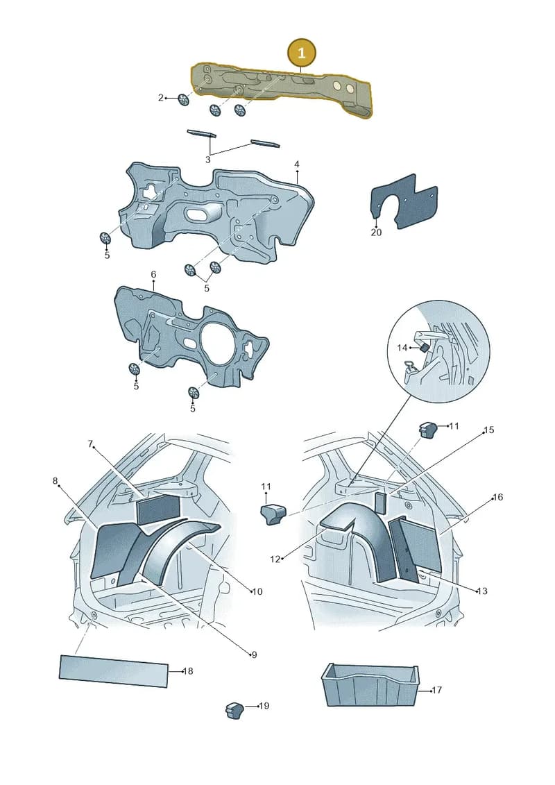 5JA863993E — Skoda Fabia (2014-2022) diagram 797000060, position 1