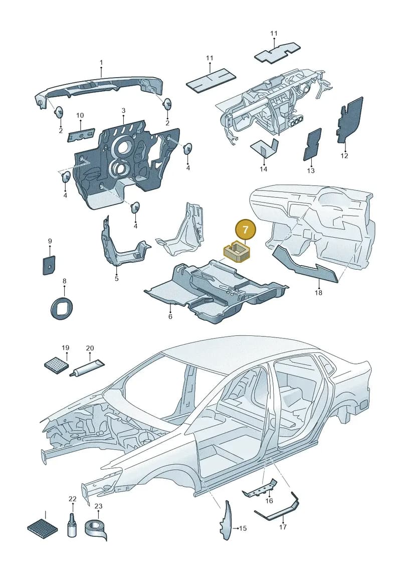 5JA864231A — Skoda Fabia (2014-2022) diagram 797000130, position 7