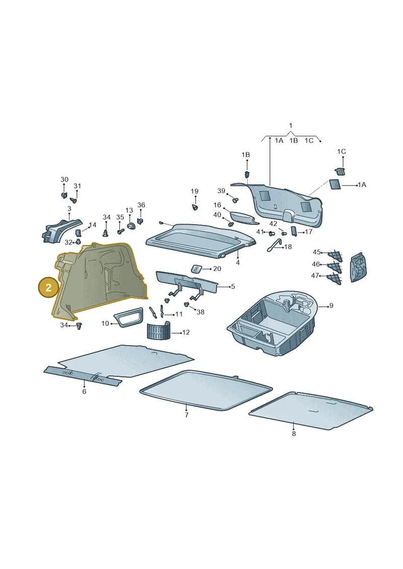 5JA867428BWR9 — SEAT Toledo (2015-2019) diagram 742867800, position 2