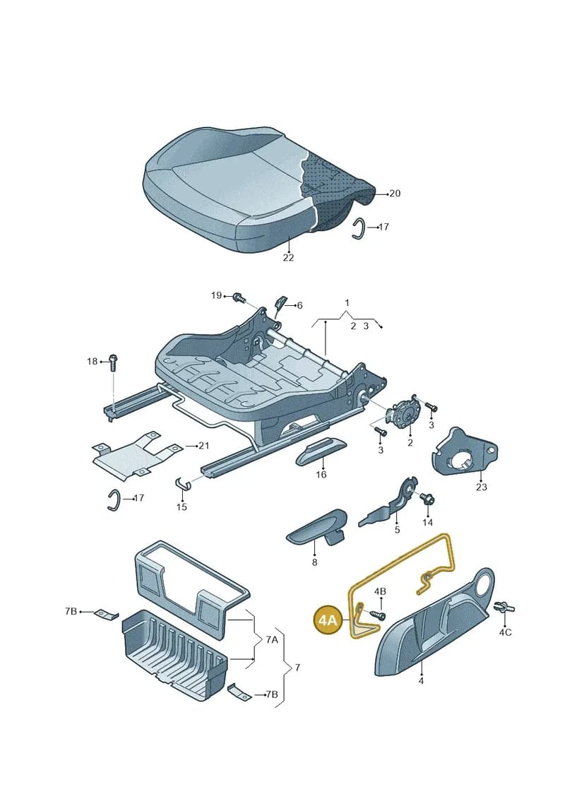 5JA881560A — SEAT Toledo (2015-2019) diagram 740881010, position 4A