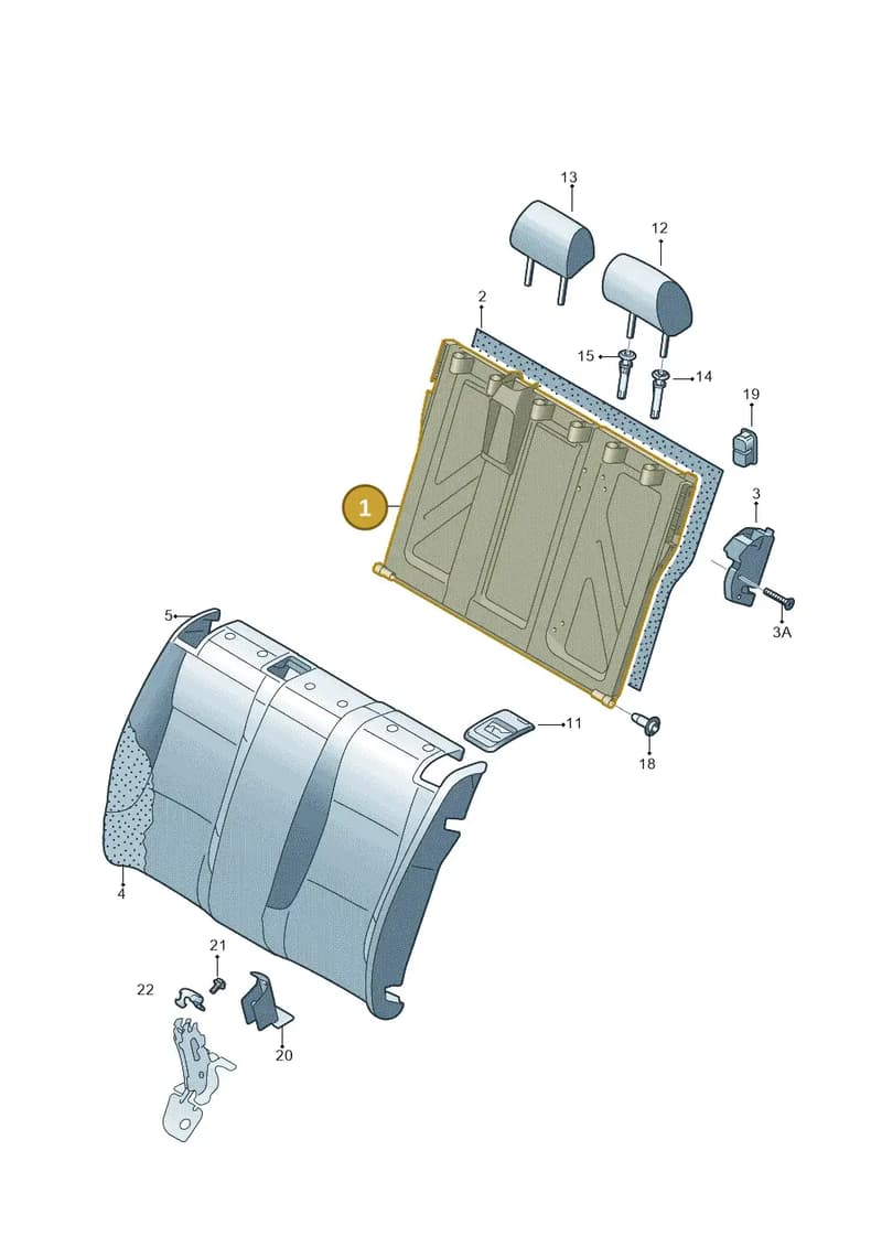 5JA885501AWR9 — Skoda Rapid (2012-2022) diagram 742885600, position 1