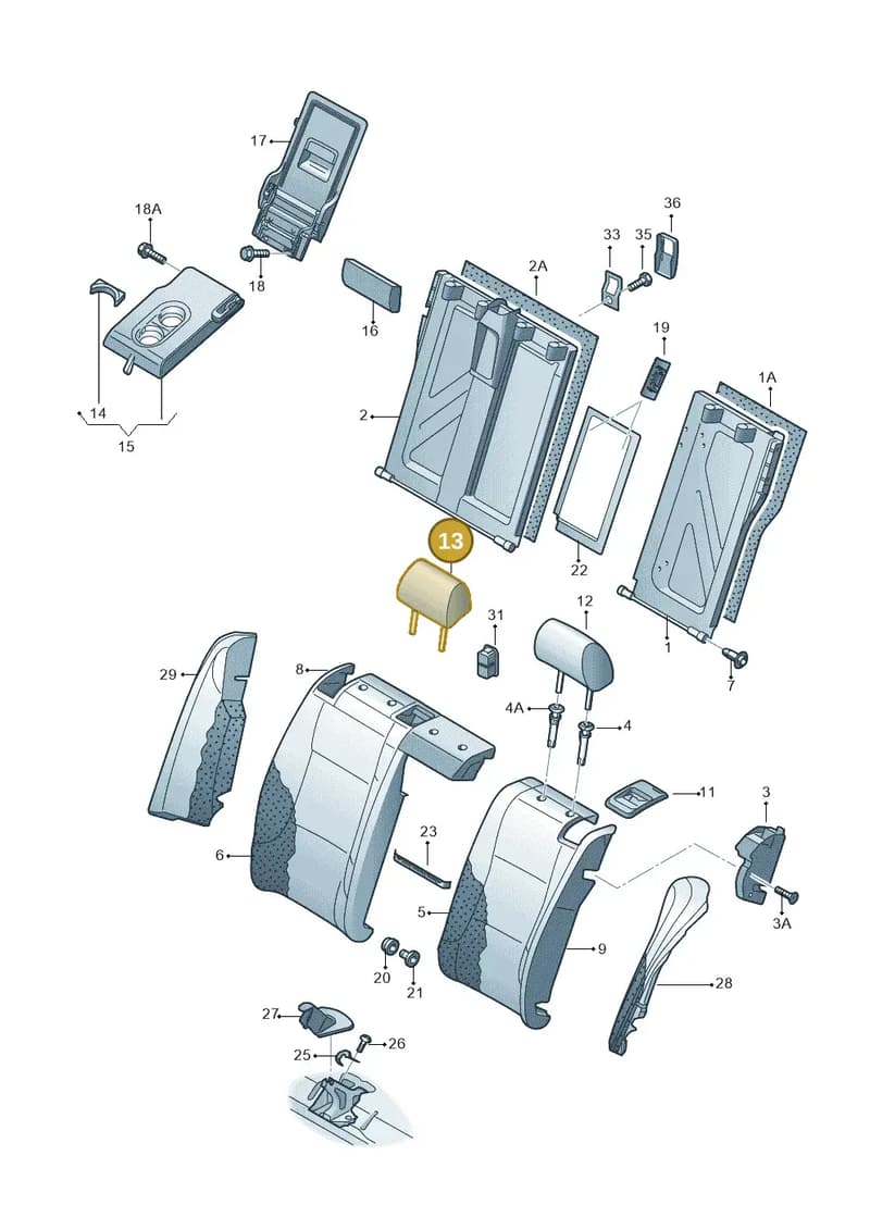 5JA885902PRI8 — Skoda Rapid (2012-2022) diagram 740885700, position 13