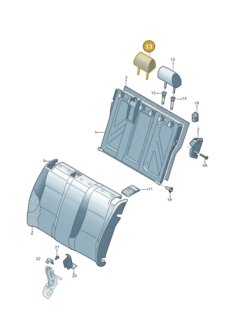 5JA885902PRI8 — SEAT Toledo (2015-2019) diagram 742885600, position 13