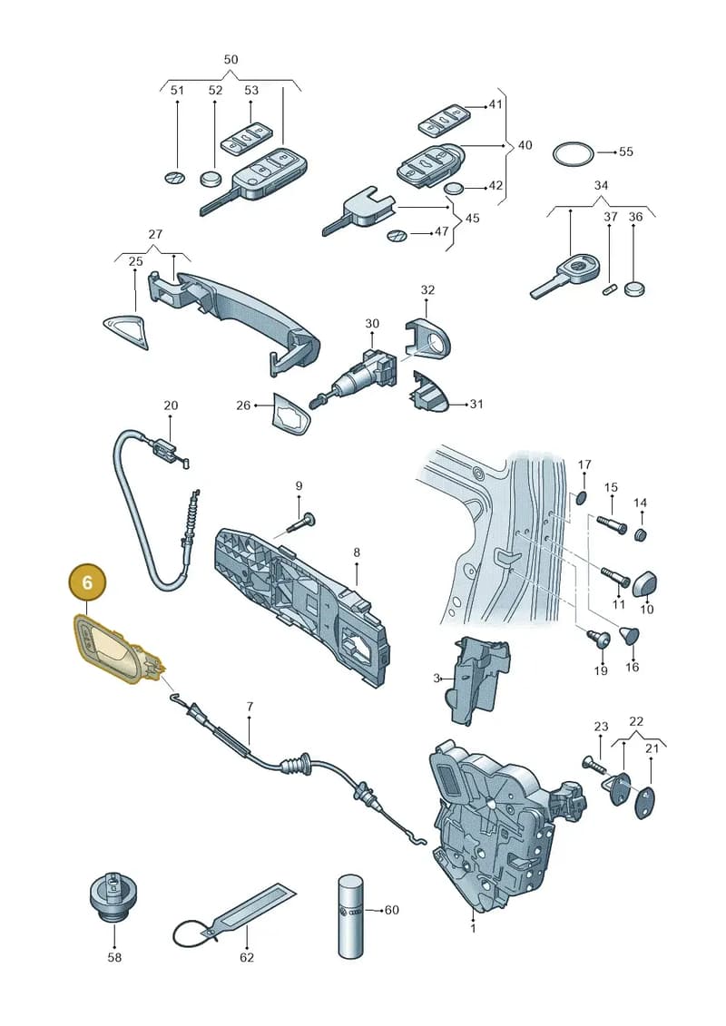 5JA898225E — SEAT Mii Electric (2020-2021) diagram 672837000, position 6