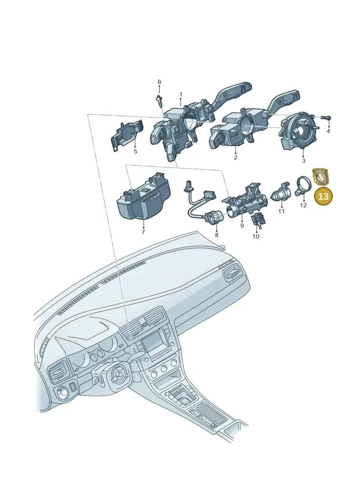 5JA905869A9B9 — SEAT Toledo (2015-2019) diagram 879953500, position 13