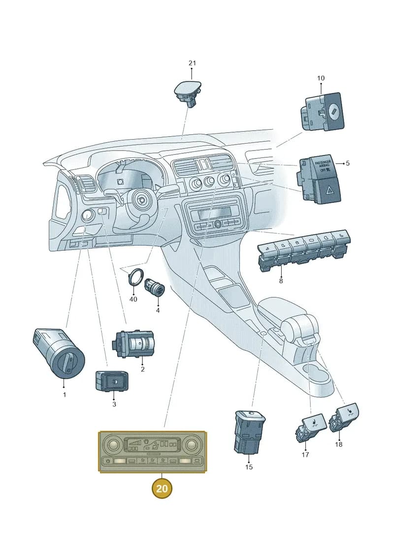 5JA907044EWHS — Skoda Rapid (2012-2022) diagram 742941500, position 20