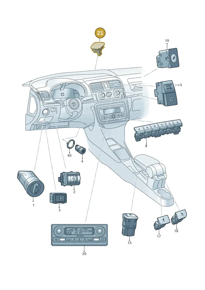 5JA907451B — Skoda Rapid (2012-2022) diagram 742941500, position 21