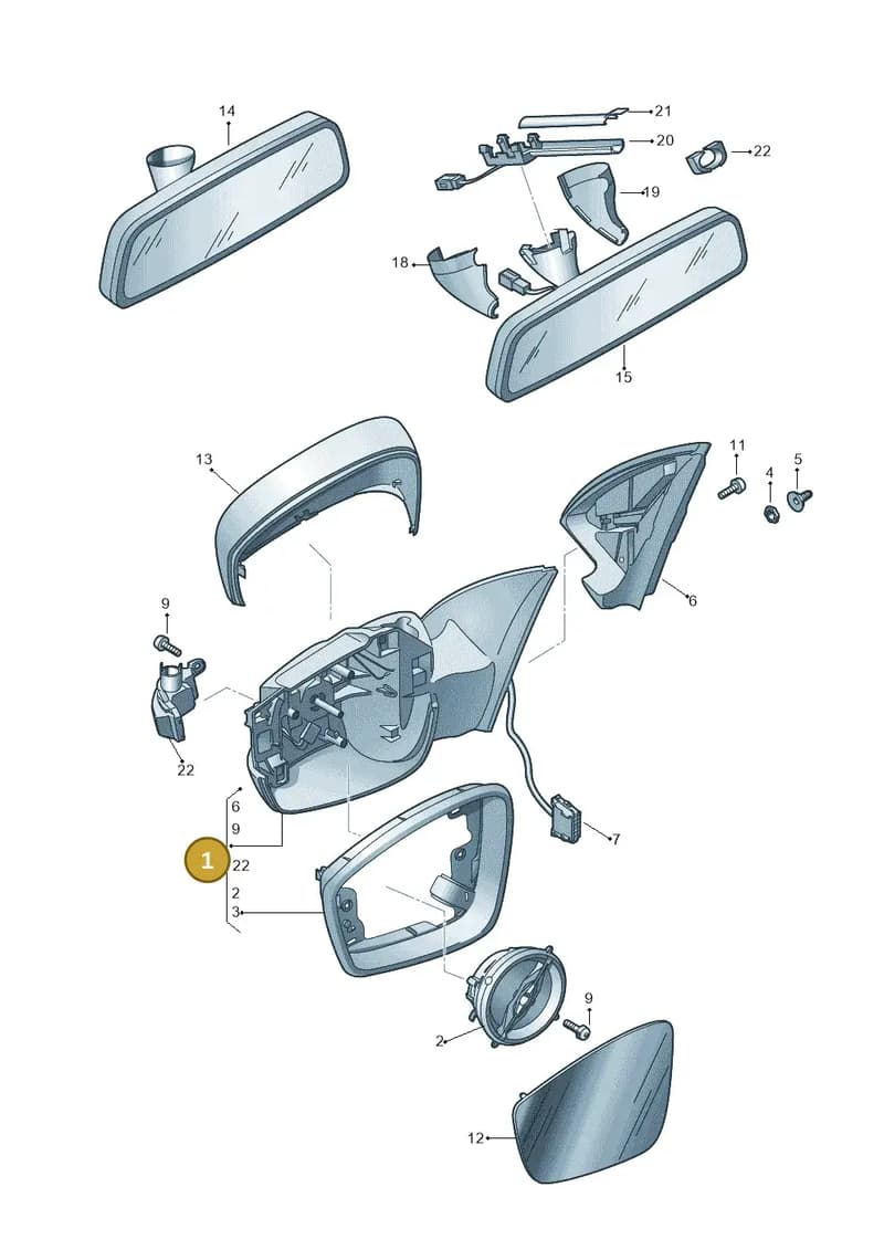 5JB857508F9B9 — Skoda Rapid (2012-2022) diagram 740857470, position 1