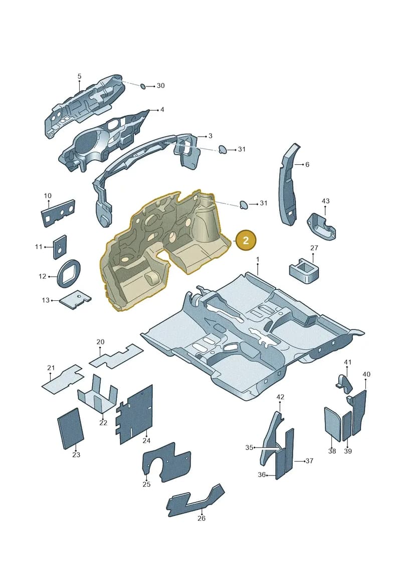 5JB863925F — SEAT Toledo (2015-2019) diagram 740863200, position 2