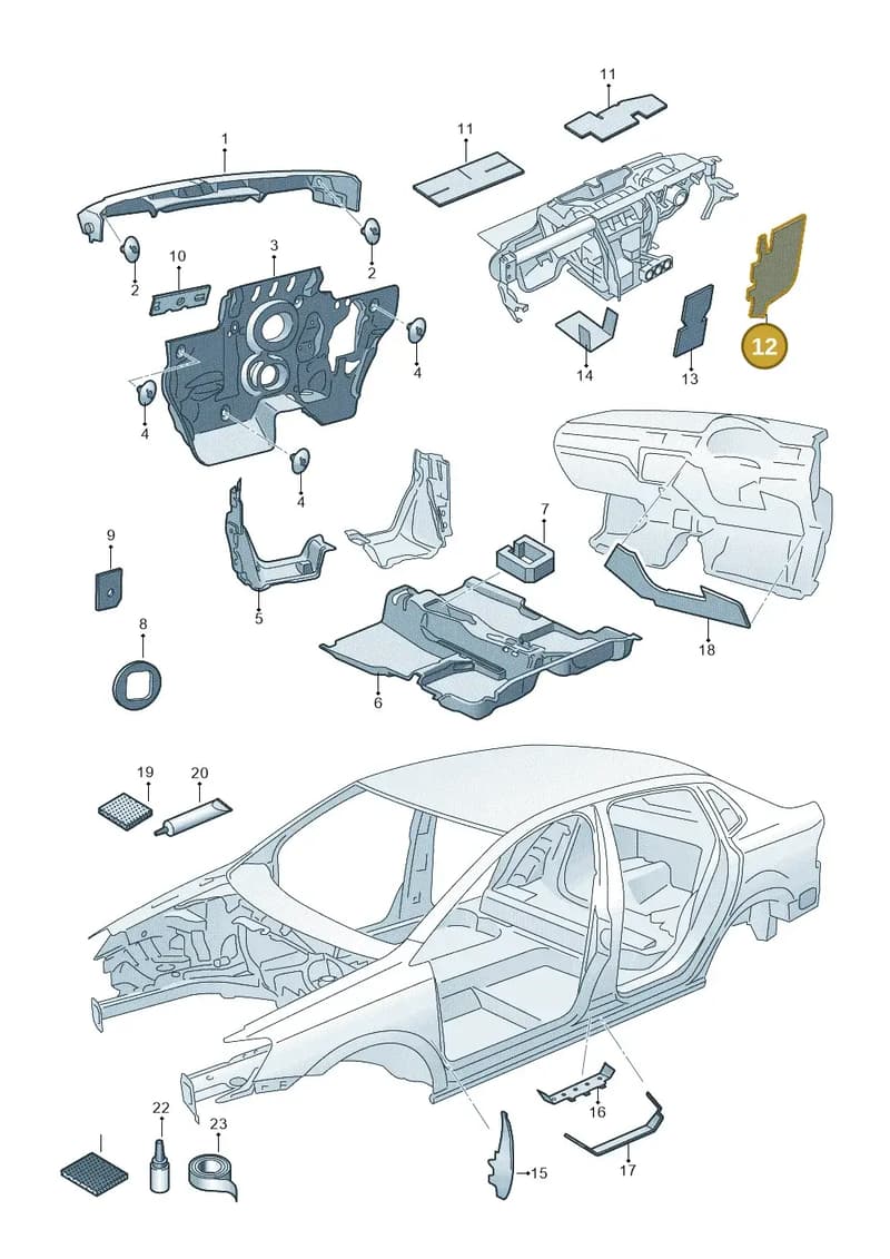 5JB863949K — Skoda Fabia (2014-2022) diagram 797000130, position 12
