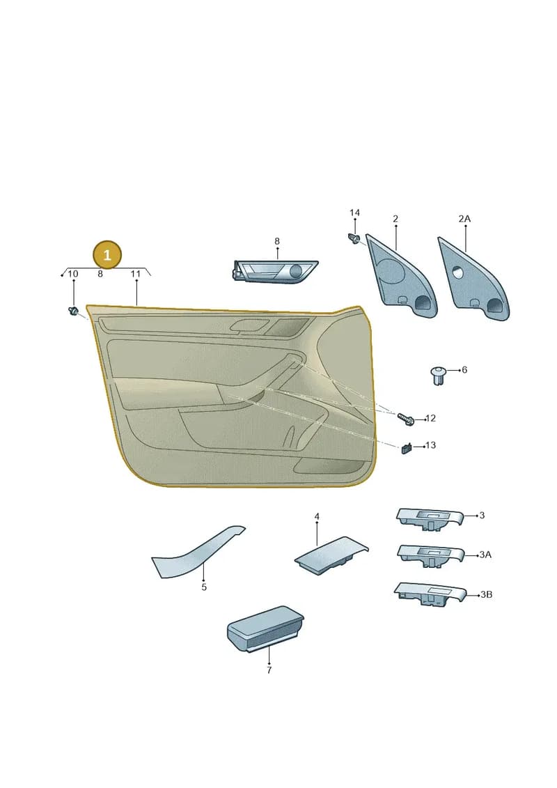 5JB867012 — Skoda Rapid (2012-2022) diagram 740867000, position 1