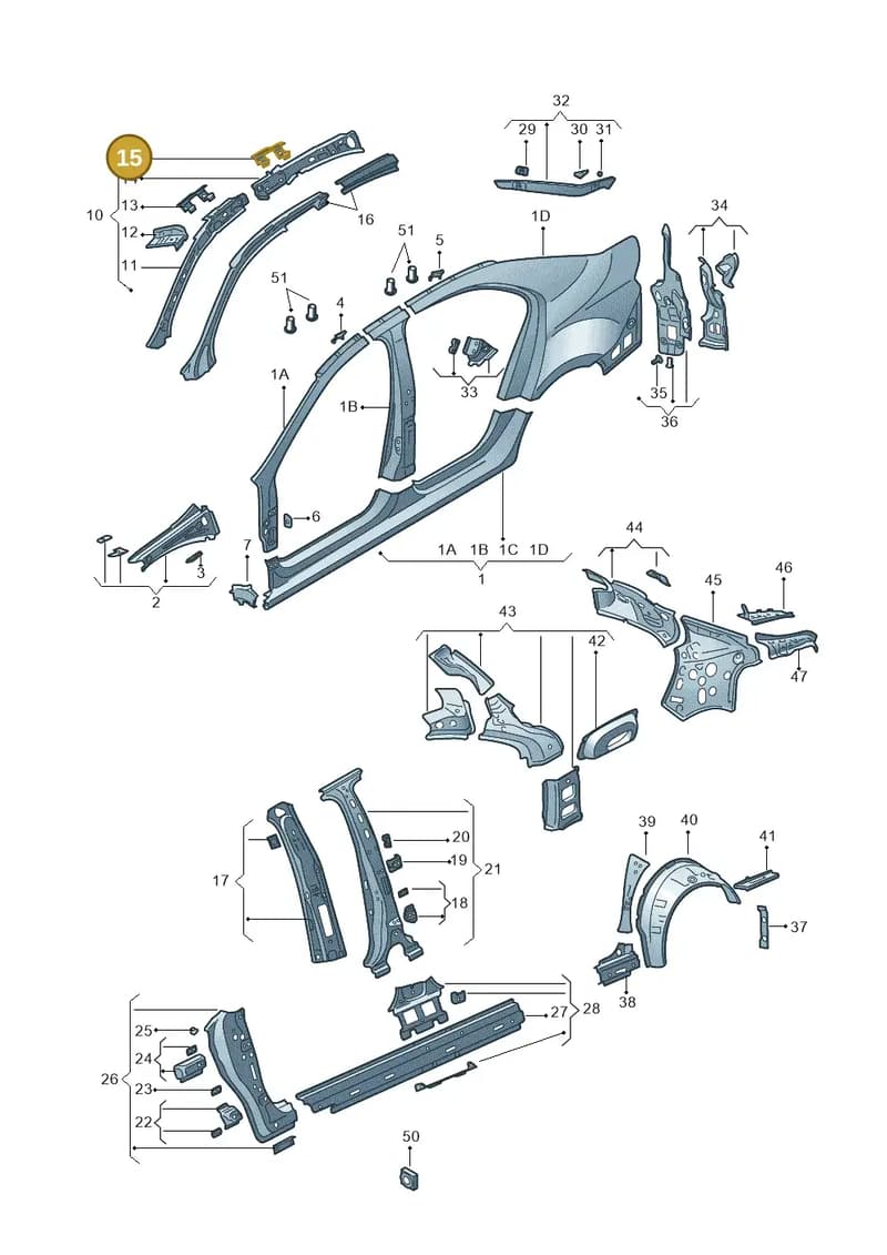 5JH809166A — SEAT Toledo (2015-2019) diagram 740809300, position 15
