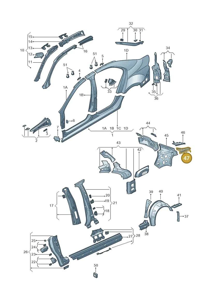 5JH809406 — SEAT Toledo (2015-2019) diagram 740809300, position 47