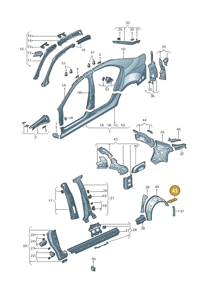 5JH813227 — SEAT Toledo (2015-2019) diagram 740809300, position 41