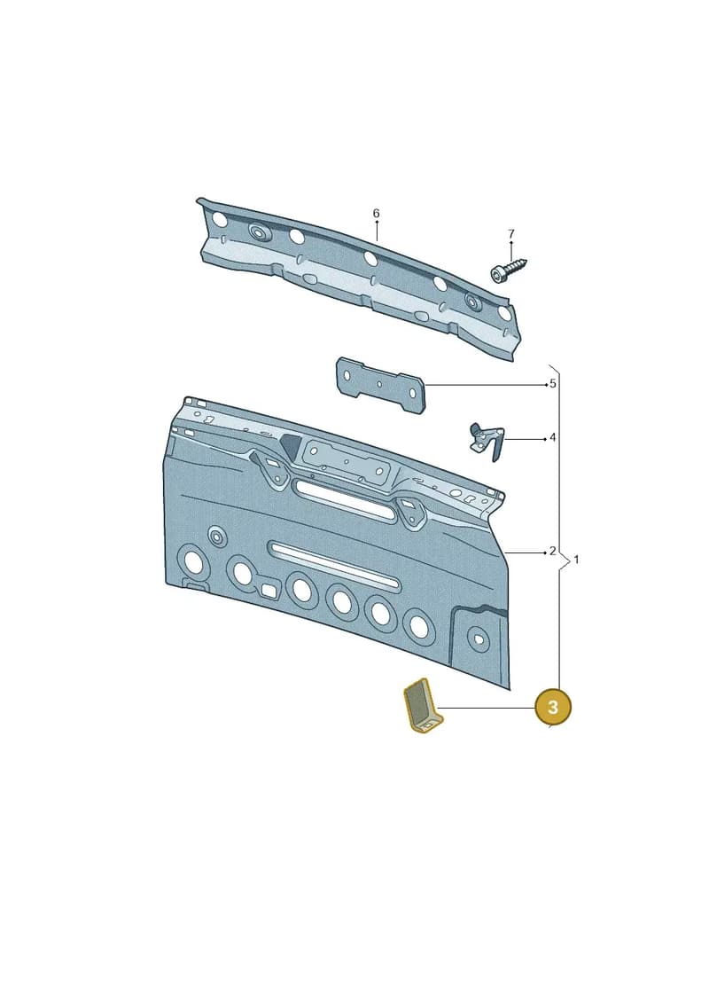 5JH813270 — Skoda Rapid (2012-2022) diagram 740813000, position 3