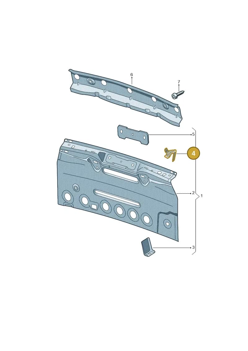 5JH813452 — SEAT Toledo (2015-2019) diagram 740813000, position 4