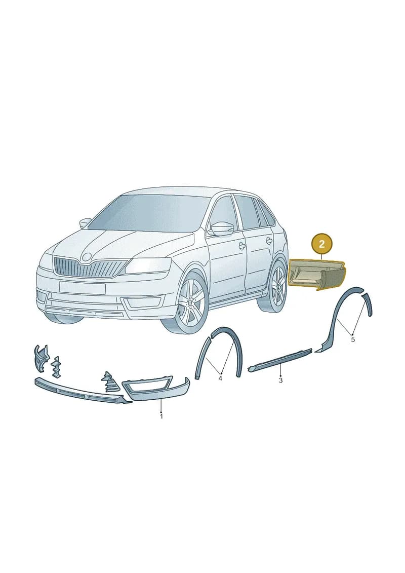 5JJ071610A — Skoda Rapid (2012-2022) diagram 740071090, position 2