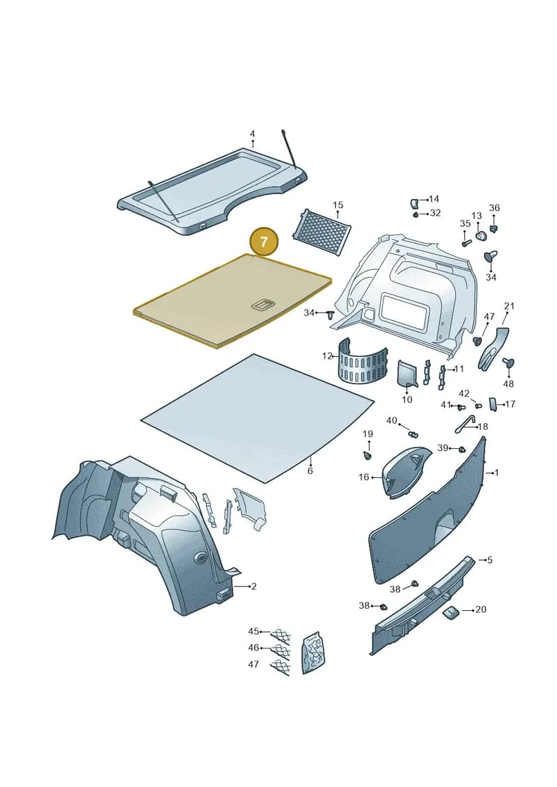 5JJ861529WR9 — Skoda Rapid (2012-2022) diagram 740867850, position 7