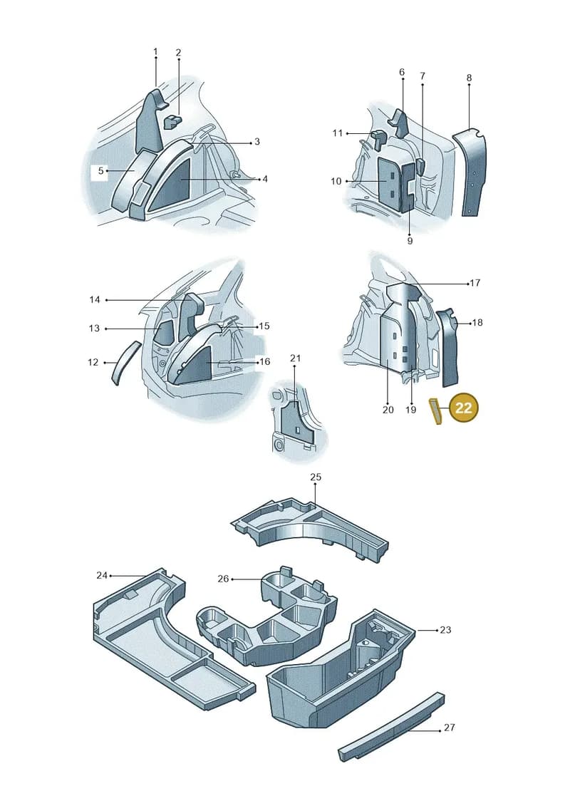 5JJ863838 — Skoda Rapid (2012-2022) diagram 740000020, position 22