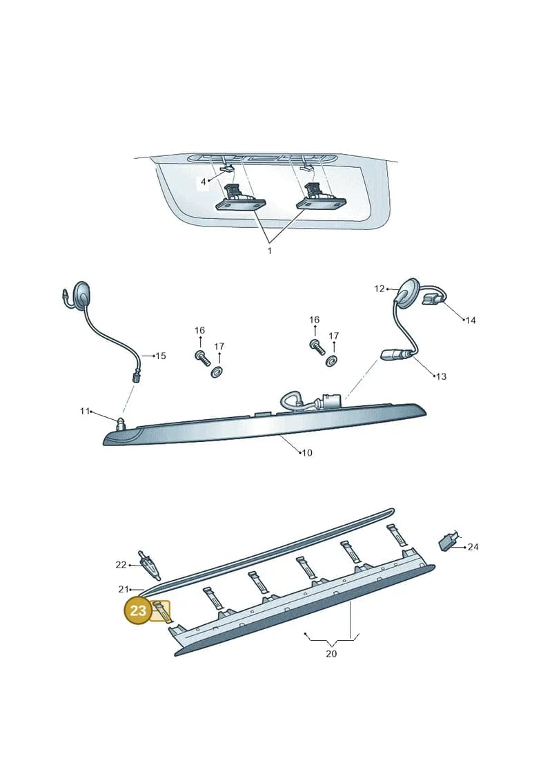 5JJ864125 — Skoda Kamiq (2019-2020) diagram 584943000, position 23