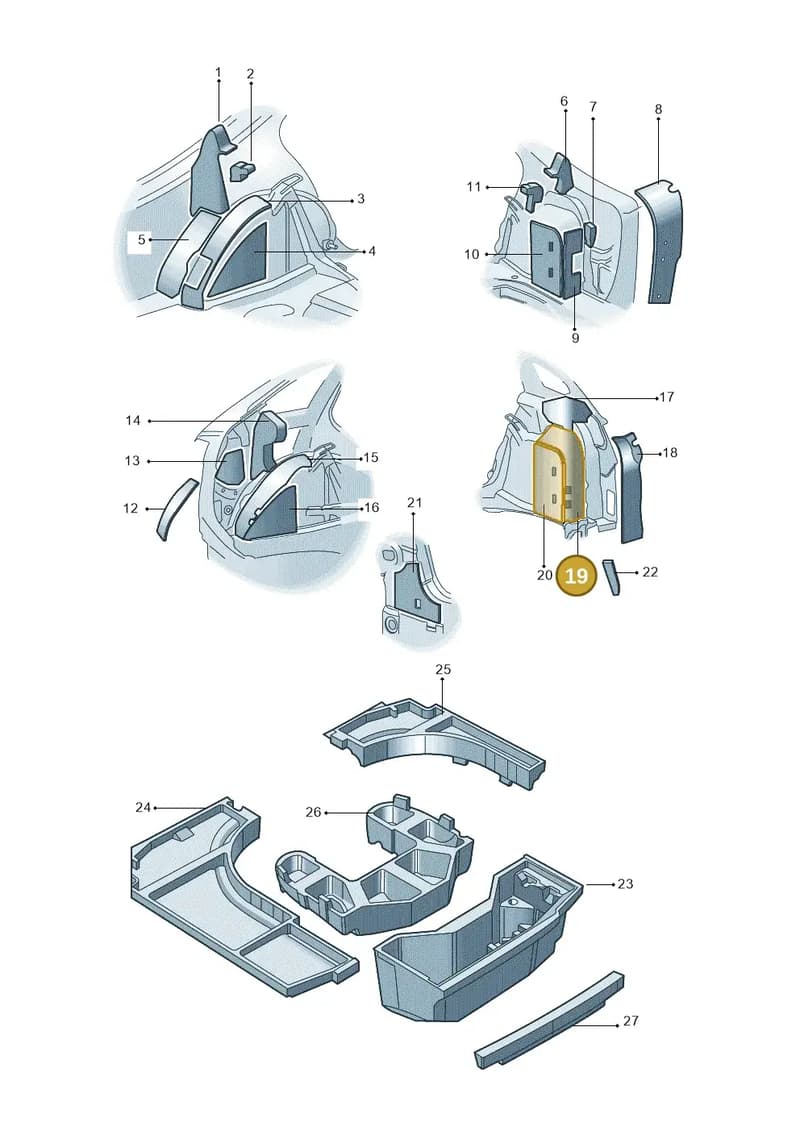 5JJ864908 — Skoda Rapid (2012-2022) diagram 740000020, position 19