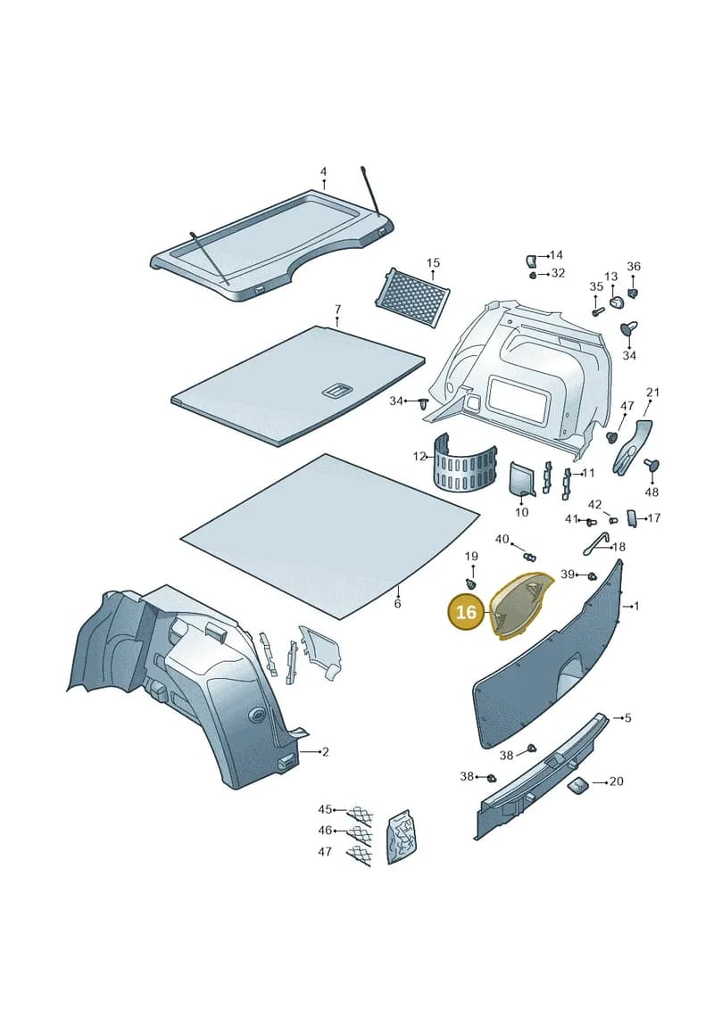 5JJ8677559B9 — Skoda Rapid (2012-2022) diagram 740867850, position 16