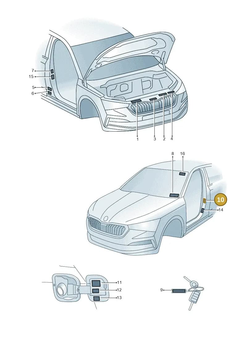 5L0010009A — Skoda Kodiaq (2016-2024) diagram 804010010, position 10
