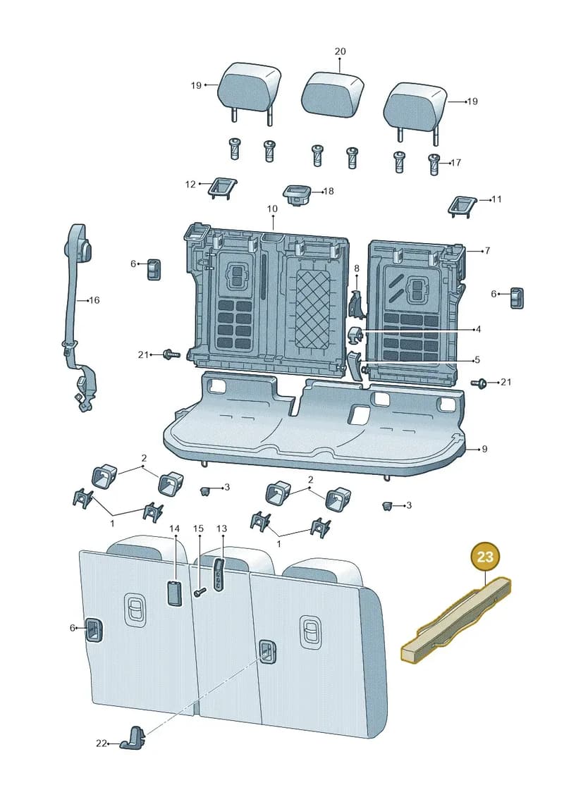 5L68852159B9 — Skoda Karoq (2017-2023) diagram 834000340, position 23