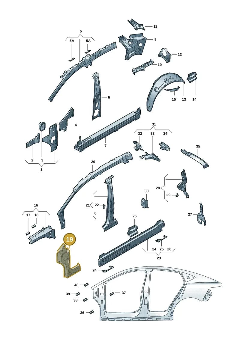 5LA809204A — Skoda Enyaq (2020-2021) diagram 50a809010, position 19