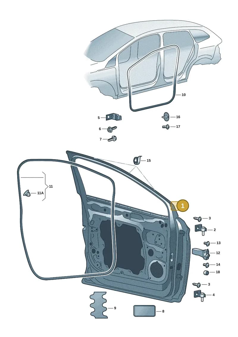 5LA831051C — Skoda Enyaq (2020-2021) diagram 50a831000, position 1