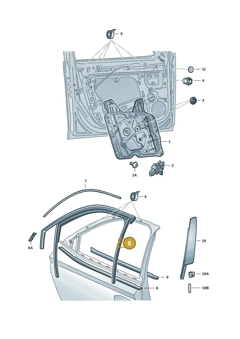 5LA837432B5AP — Skoda Enyaq (2020-2021) diagram 50a837060, position 6