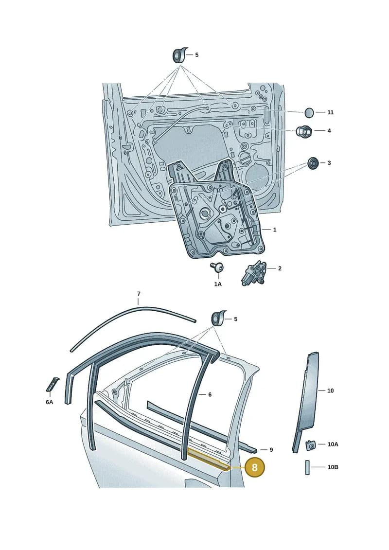 5LA837476C041 — Skoda Enyaq (2020-2021) diagram 50a837060, position 8