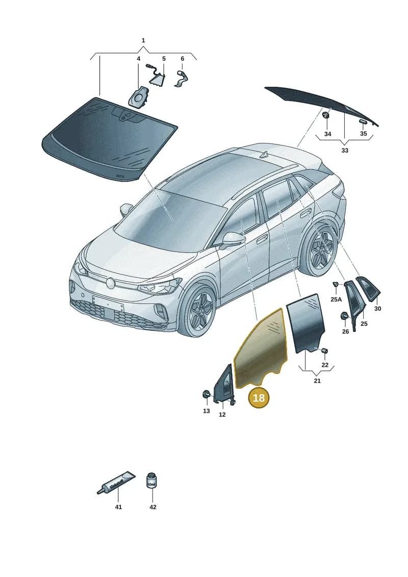 5LA845202 — Skoda Enyaq (2020-2021) diagram 50a845000, position 18