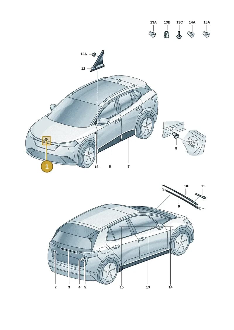 5LA853621FOD — Skoda Enyaq (2020-2021) diagram 50a853000, position 1
