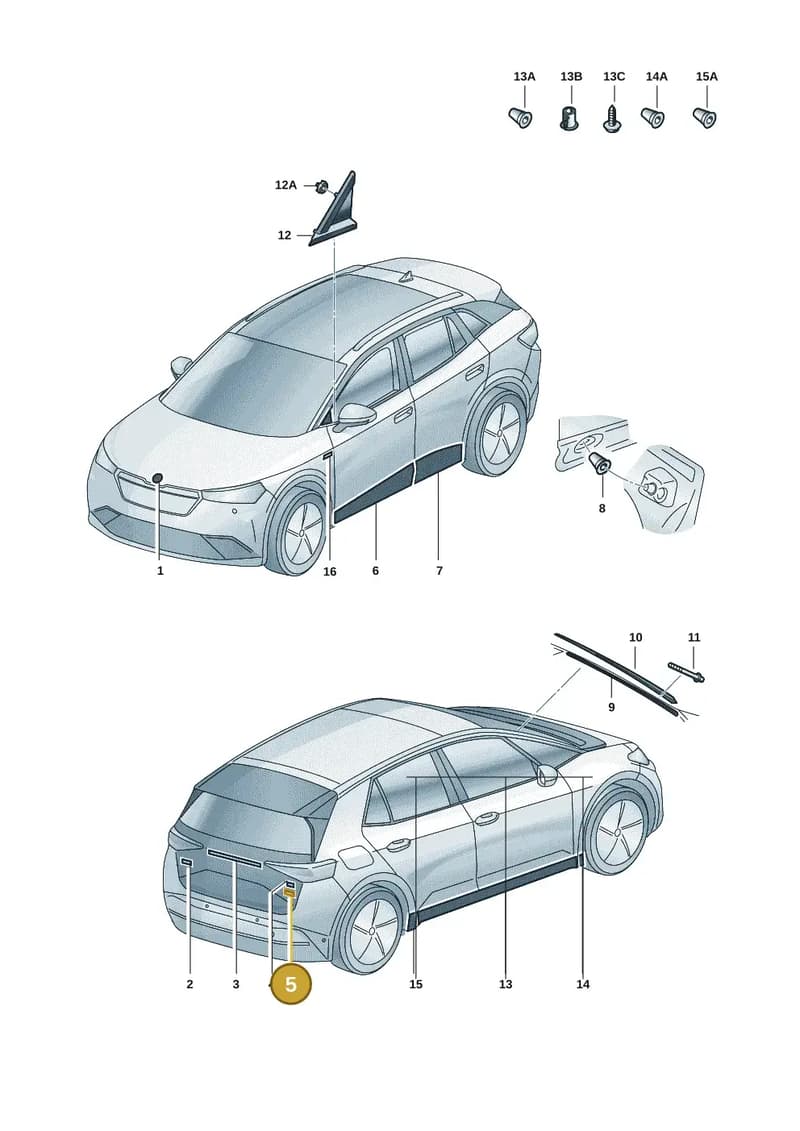 5LA853687L2ZZ — Skoda Enyaq (2020-2021) diagram 50a853000, position 5