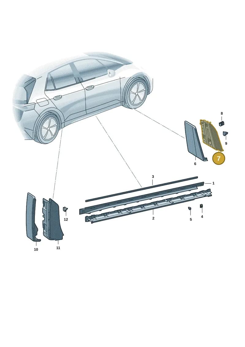 5LA854538A — Skoda Enyaq (2020-2021) diagram 50a853010, position 7